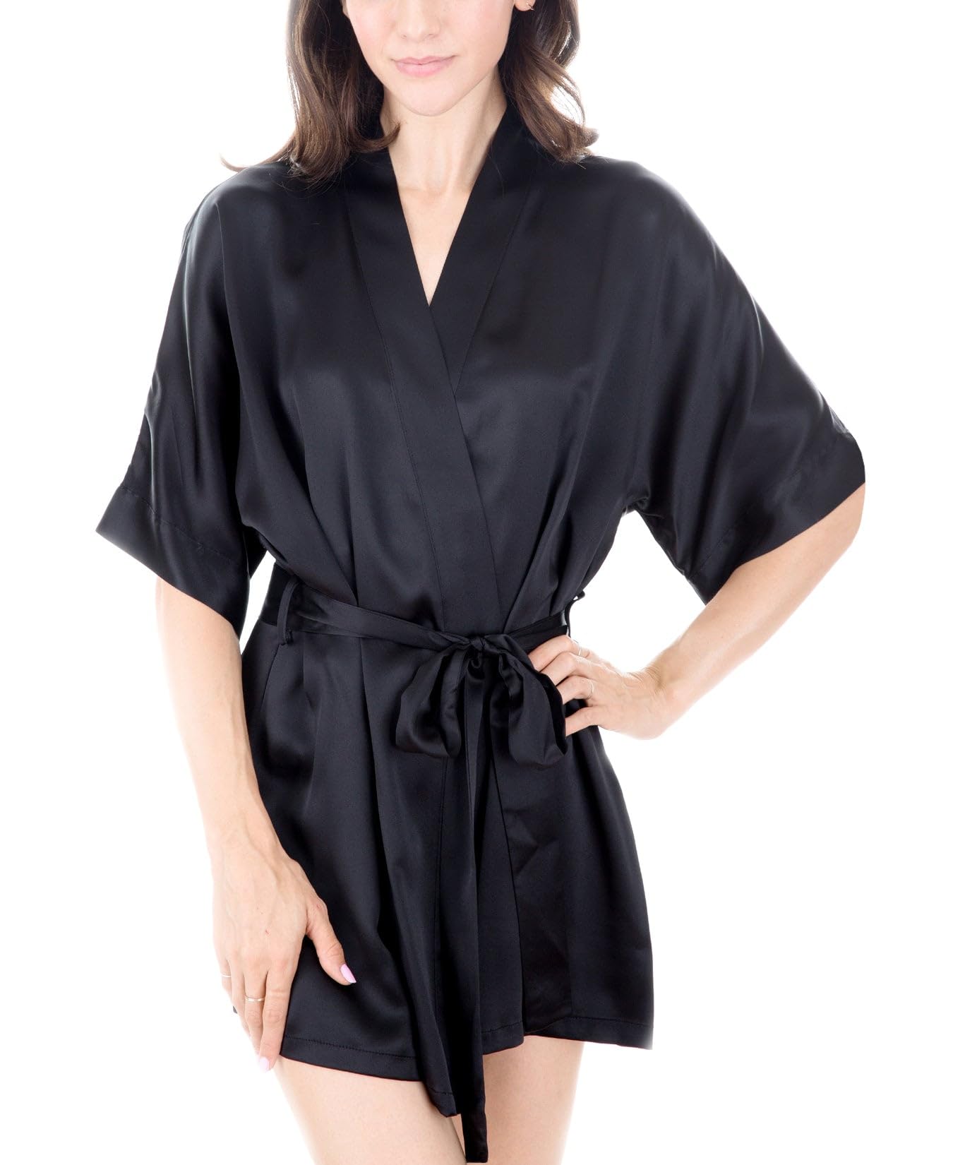 OSCAR ROSSA Silk Robe