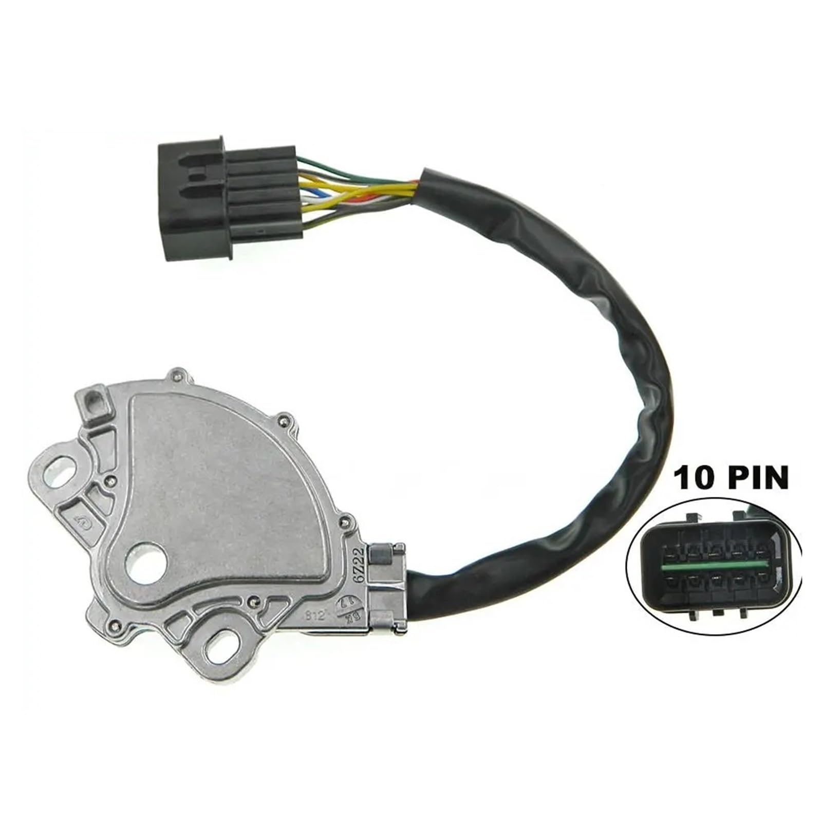 Neutralschalter Passend für Mitsubishi Shogun Pajero III IV Elektronischer Neutralschalter A/T-Gehäuse-Hemmschalter MR263257 8604A053 Neutral Safety Start Switch