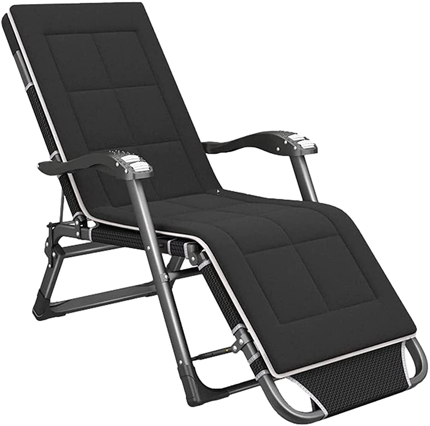 Sillón de Gravedad Cero, sillones para Exteriores, sillas con Asientos Acolchados, sillas Plegables, Juego de sillones reclinables de Gravedad Cero, sillas relajantes con Respaldo Ajustable, para