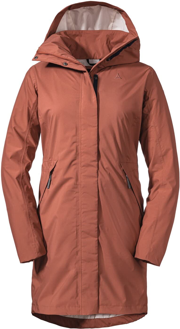 Schöffel Women's Sardegna L Parka Jacket, Burlwood, 48 (EU)