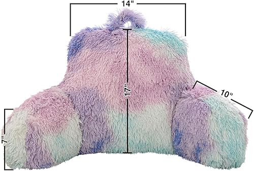 Miniatura 2 de Holawakaka Almohada de lectura para sentarse en la cama, sofá para niños y adolescentes, almohada de respaldo con brazos para niños, niñas, mujeres,