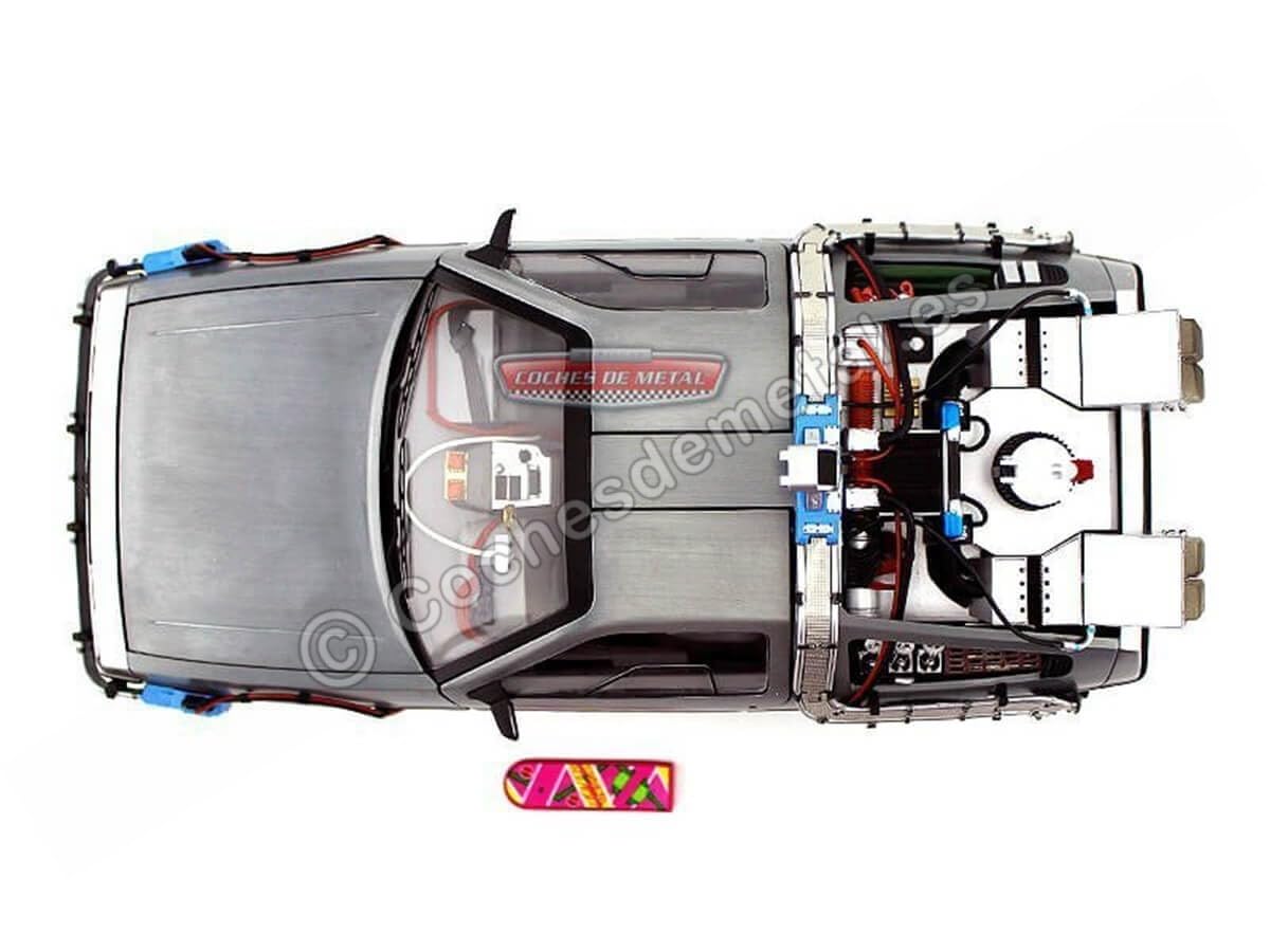 Hot wheels BCJ97 Elite Cult Classics Back To The Future Time Machine Delorean with Extras and Mr. Fusion 118 Diecast Car Model by Hotwheels product thumbnail 8