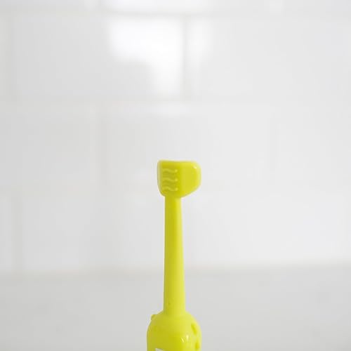 Miniatura 39 de Dr. Brown's ToothScrubber - Juego de cepillos de dientes para niños pequeños, monstruo con pasta de dientes sabor fresa Paquete de 2, juego