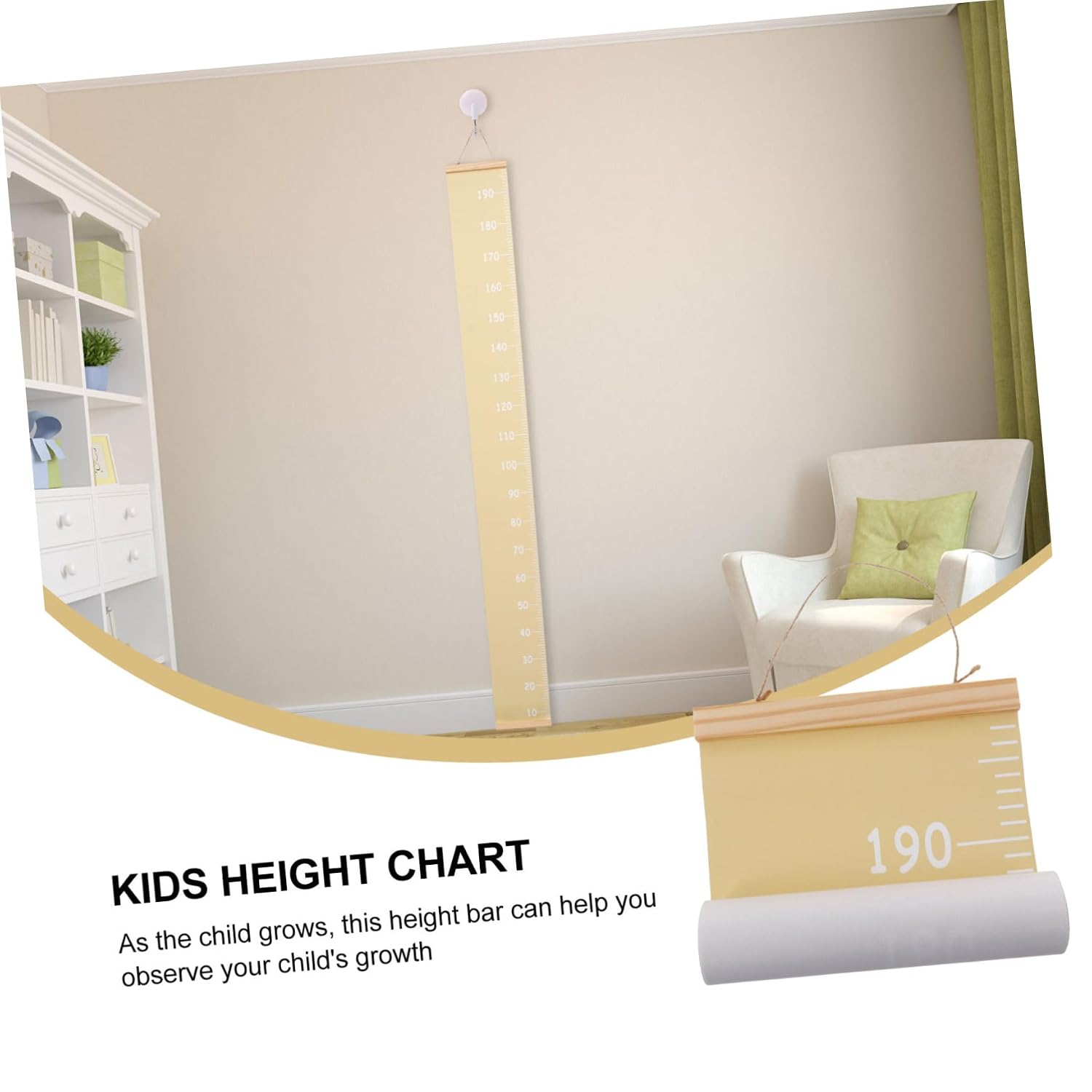 Boys Decor Boys and Girls Growth Chart Chart Wall Art Height Ruler Decoration