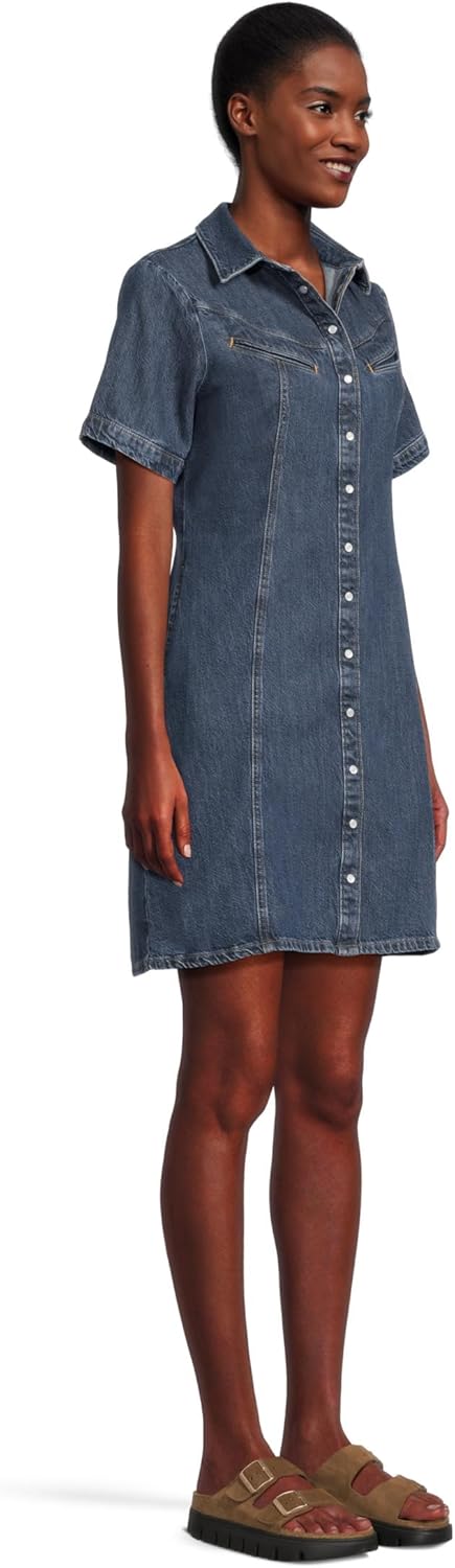 Levi's Womens Rinoa Denim Short Sleeve Dress - Image 2