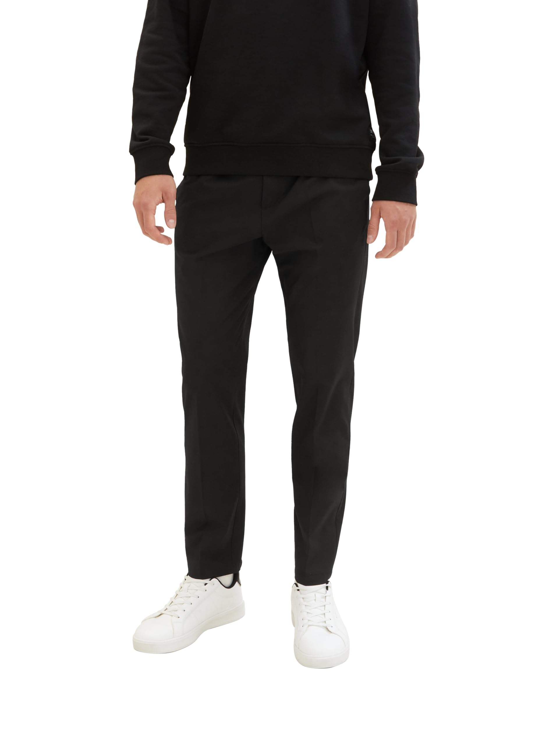 Tom Tailor Denim Herren Relaxed Tapered Fit Hose in Ankle-Länge
