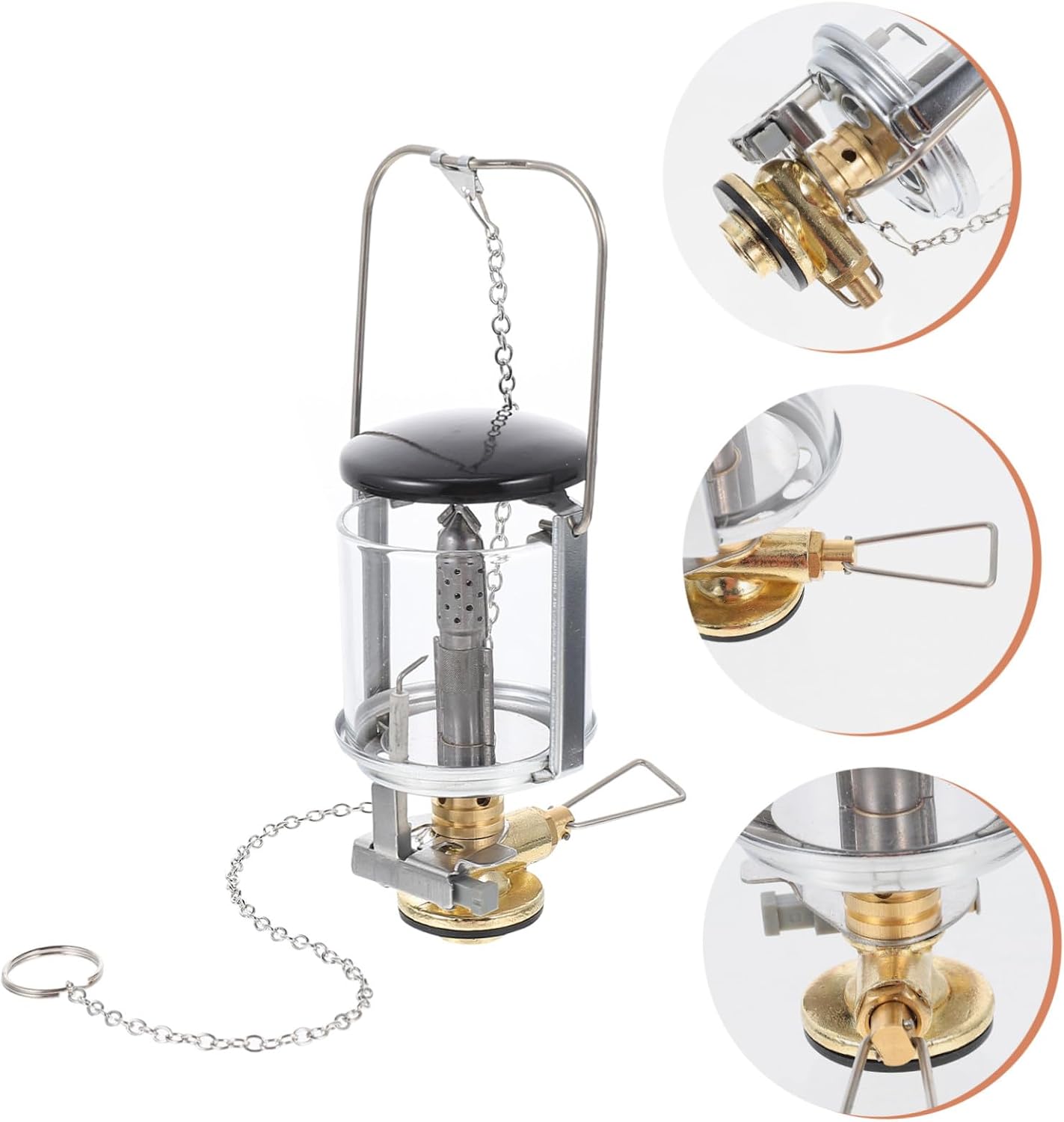 Portable Propane Lantern Outdoor Camping Gas Lamp Small Tent Light for Emergency Heating and Reliable Illumination