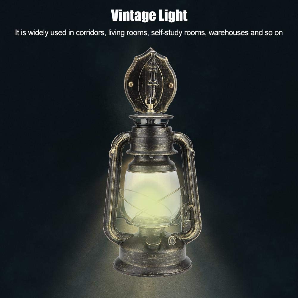 SENDERPICK Applique Murale Vintage Rétro Antique Vintage Rustique Style Industriel Applique Murale Abat-jour En Verre Lampe D'extérieur (bronze Vert