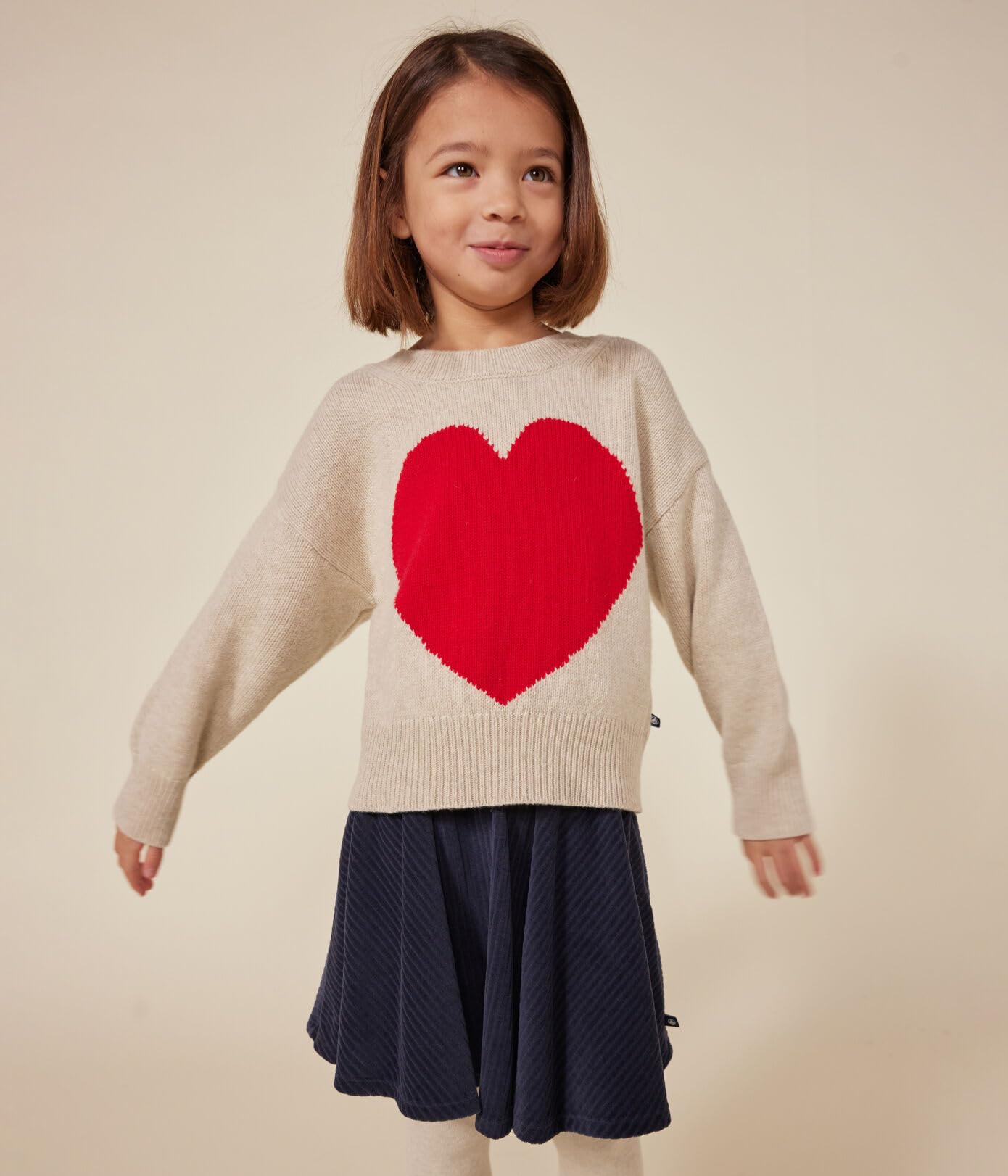 Petit Bateau Mädchen Langärmeliger Pullover