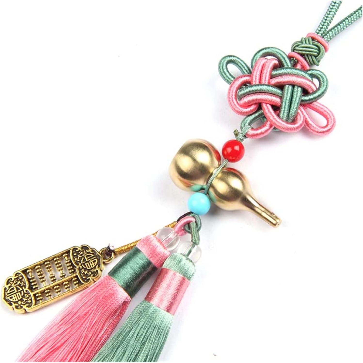 Chinese Knot,Lunar Year Pendants, Tassel Fringe Trim DIY Apparel Sewing Fabric Pendant Decorative Car Key Bag Tassels Curtains Home Decor Accessories Chinese Knots Tassels (Color : 02, Size : 33cm) (