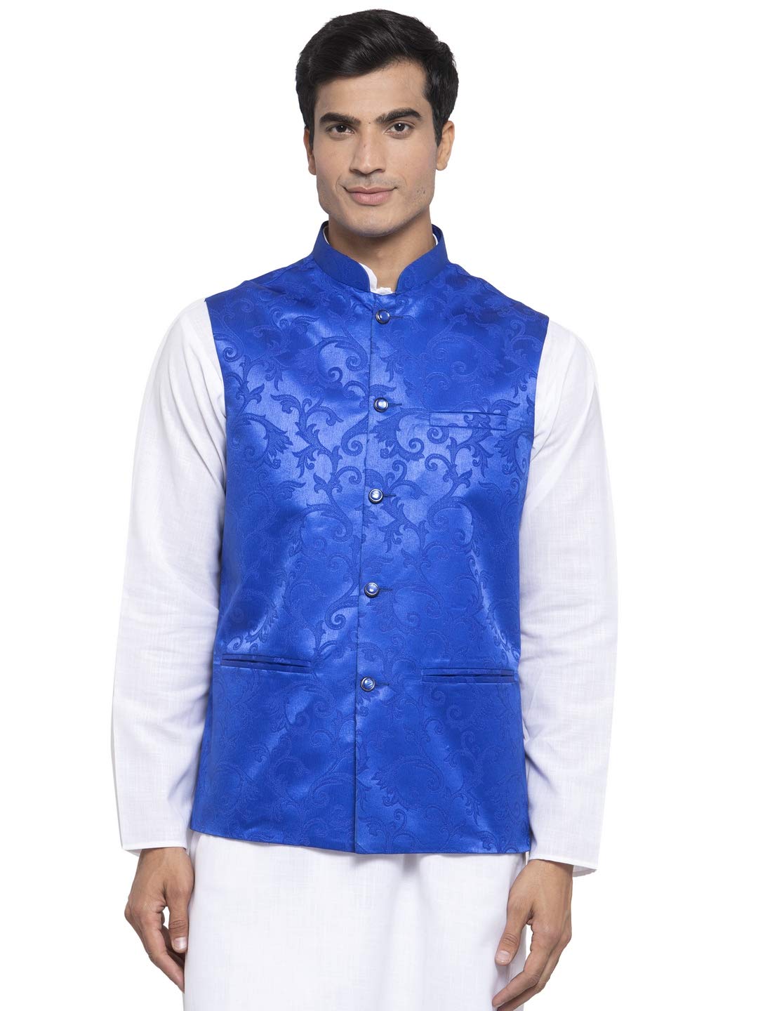 Nehru Jacket Waistcoat Ethnic Wear Dress-image-26