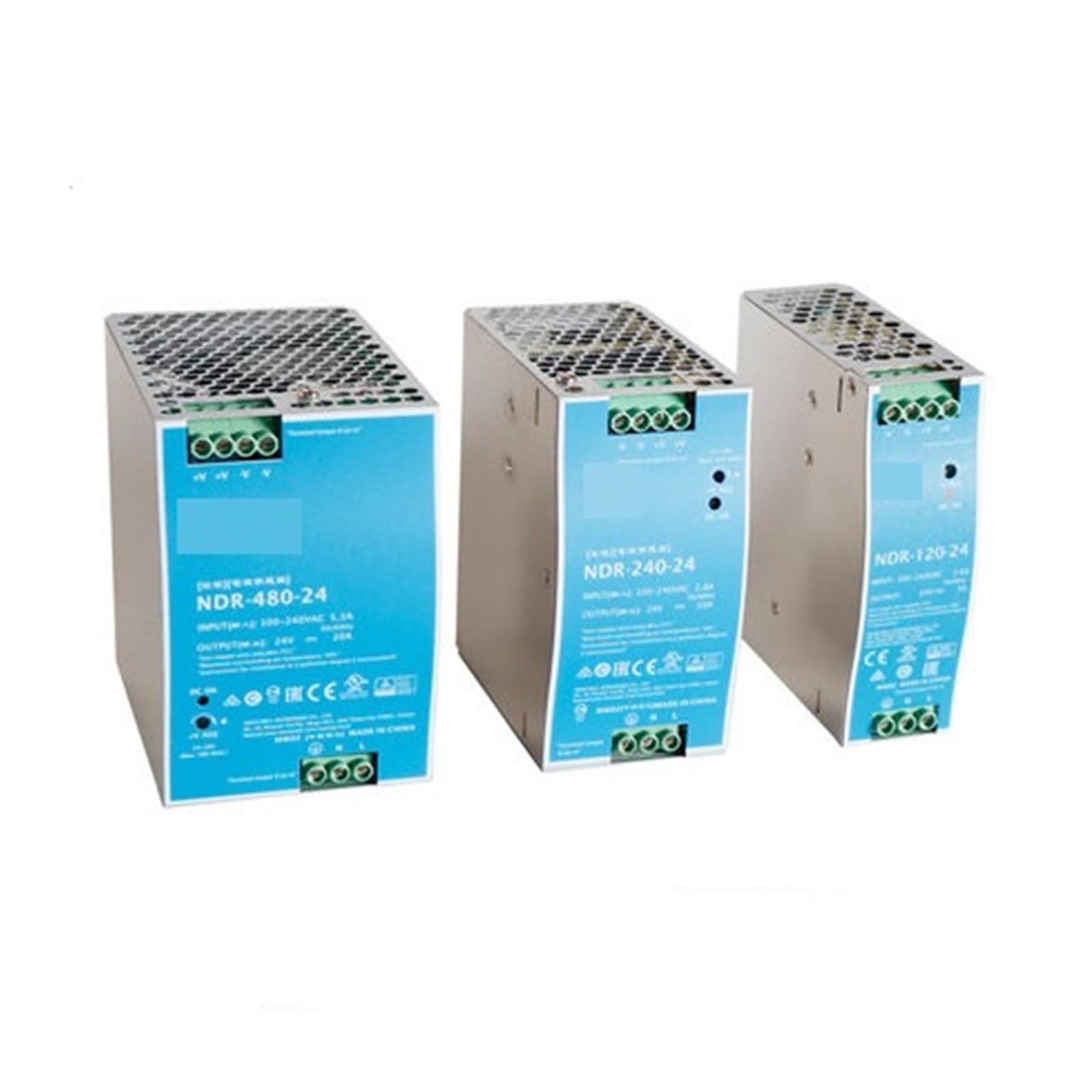 SWEWDSQG 1pcs NDR-75 120 240 12V 24V 48V NDR-75-120 -240 12 24 48 V Single Output Industrial Rail(24V,120W)