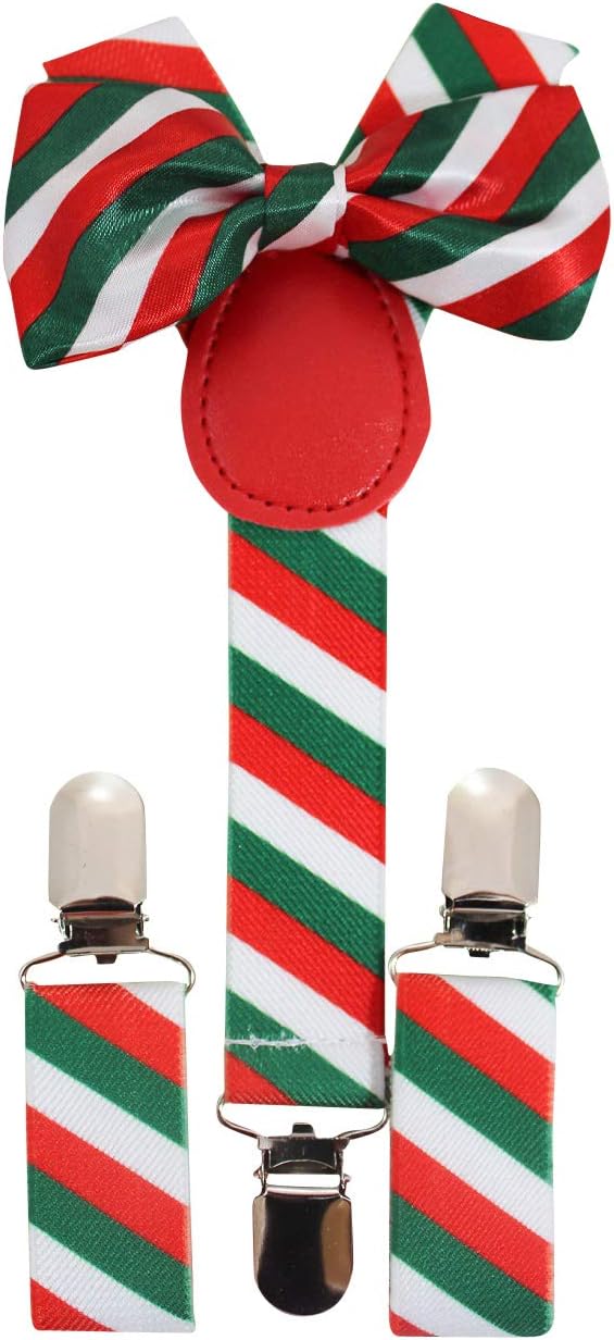 Christmas & Holiday Bowties & Suspender Combos Adult Kids Mens Women Kids Baby