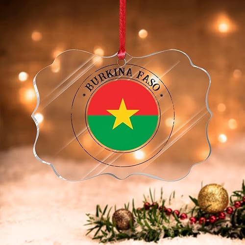 Vista 35 de Bandera de Curazao - Adorno para árbol de Navidad, bandera nacional, decoración de árbol de Navidad de Curazao, recuerdo acrílico, adorno colgante