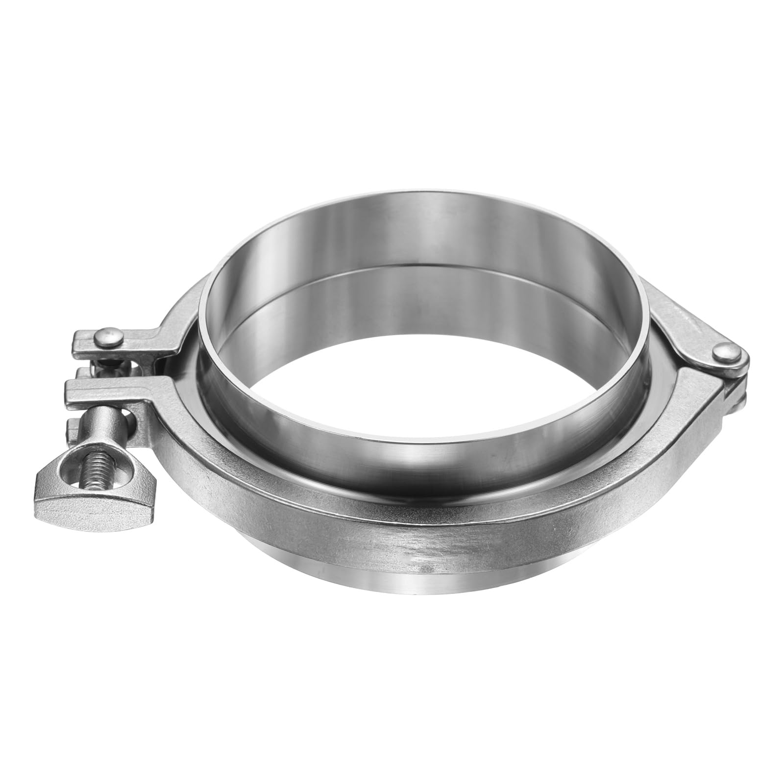 Collier hygiénique tri 3,5" PATIKIL renforcé avec joint silicone étanche argent