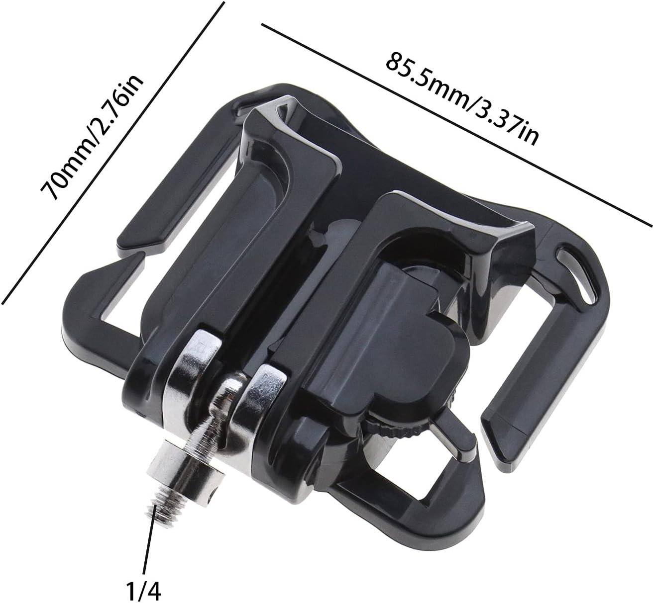 2pcs Metal Camera Waist Belt Holder Camera Belt Clip 110x85mm Bearing