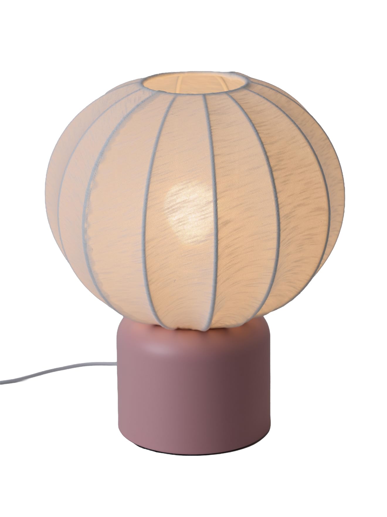 VERTBAUDET Lampe À Poser Forme Boule Pied Métal Enfant rose TU