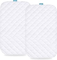 Vista 8 de Funda de colchón para moisés compatible con Halo Moisés giratorio, Glide, Serie Premiere & Luxe Sleeper, protector de colchón impermeable, paquete