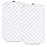 Waterproof Bassinet Mattress Pad Cover Compatible with besrey Baby Bassinet Bedside Sleeper, 2 Pack, Ultra Soft Surface, Breathable and Easy Care