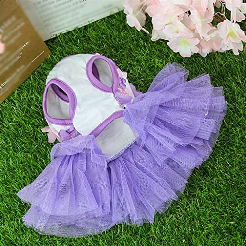 Houkai Pet Accessories Lace Dog Dress Pet Wedding Birthday Party Dresses (Color : D, Size : Lcode) #TOP2