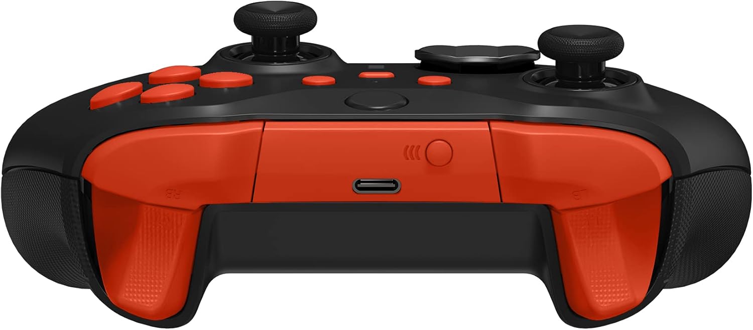 eXtremeRate Orange Replacement Buttons for Xbox One Elite V2 Controller Model 1797, LB RB LT RT Bumpers Triggers ABXY Start Back Sync Profile Switch Keys for Xbox Elite Series 2 Core Model 1797