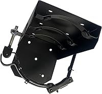 Vista 2 de Extintor de incendios seco universal de 30 libras, soporte de cilindro de dióxido de carbono de CO2 de aluminio de 20 libras, 7 1/2 "a 8" de diámetro