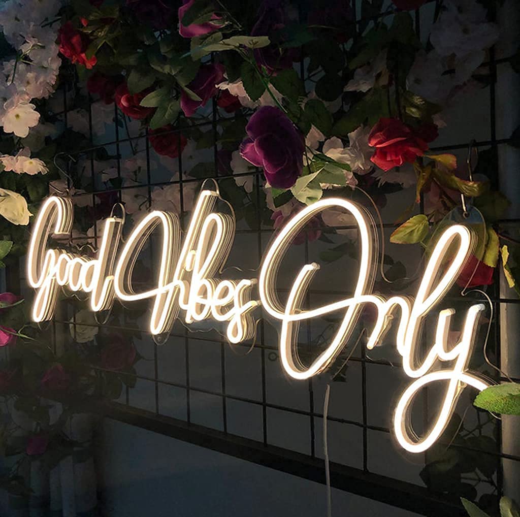 Good Vibes Only - Letreros De Neón Para Decoración De