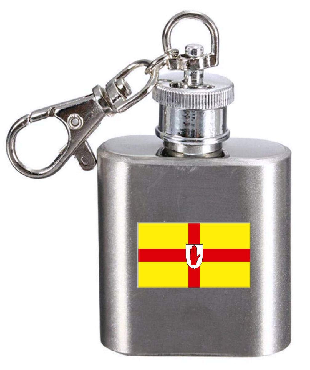 Porte-clés flasque Ulster gravé le cadeau idéal pour homme