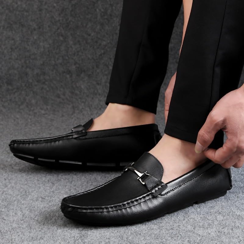 Men's Dress Shoes Business Fashion Loafers Slip On Wedding Party Comfortable Formal Office Wear2