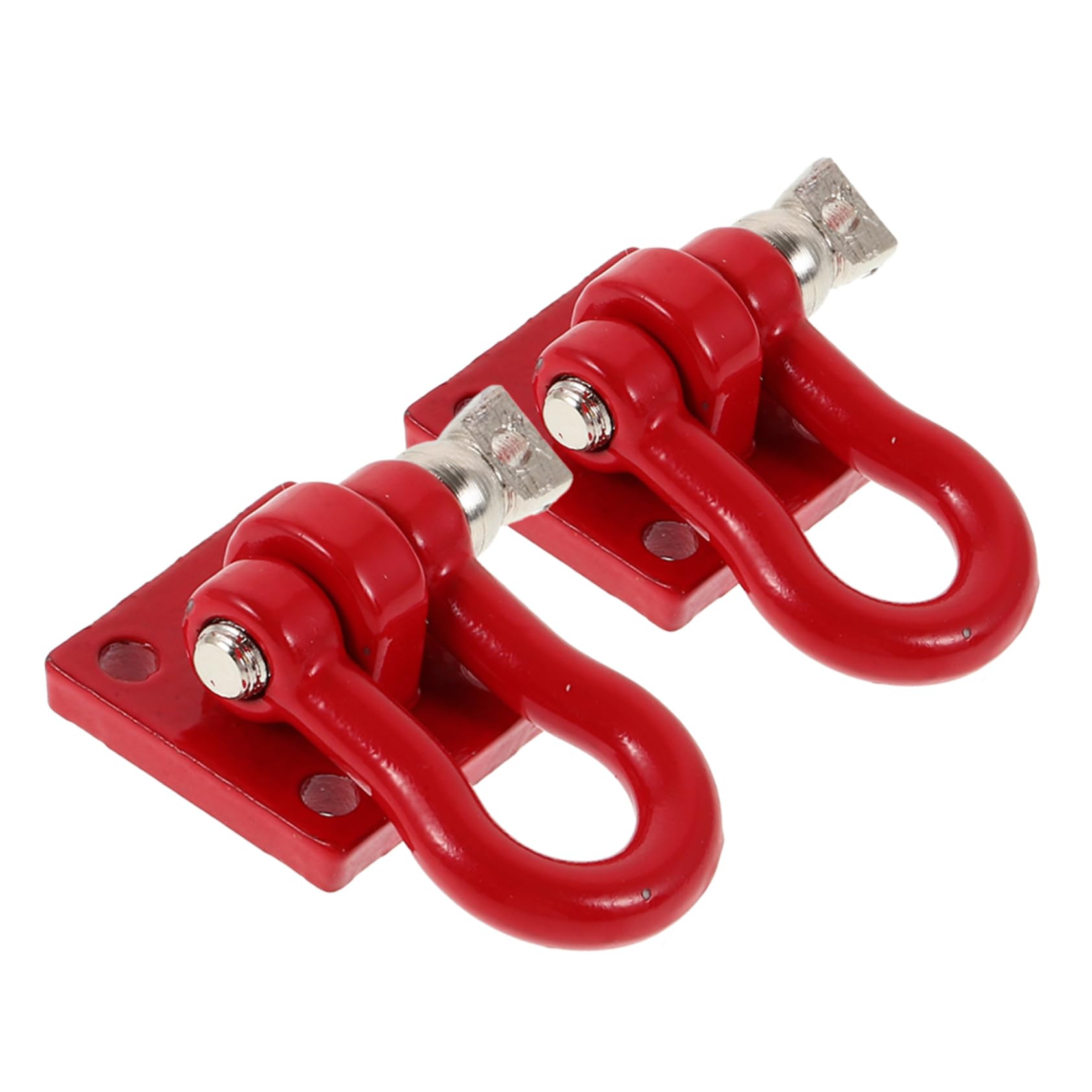 Hemoton Aluminium Buckles Rc Crawler Car Parts Model Car Supplies Toy Rescue Buckles Metal Tow Hook Toy Sturdy Realistic