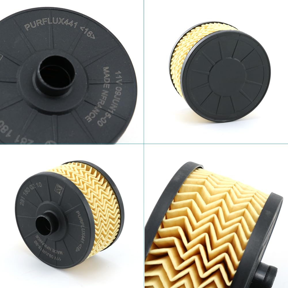 Filtro olio 2PCS/4PCS A2811800210 Elemento filtro olio 2811800210 152095084R 1520900Q0F 2001800009 Sostituzione accessorio(4PCS)