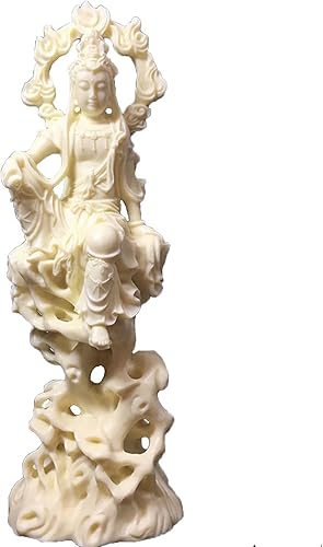 Estatua de Quan yin de 799 pulgadas estatua de Buda femenina Kuan yin estatua de Buda de Dios de Guanyin para decoración de oficina en casa