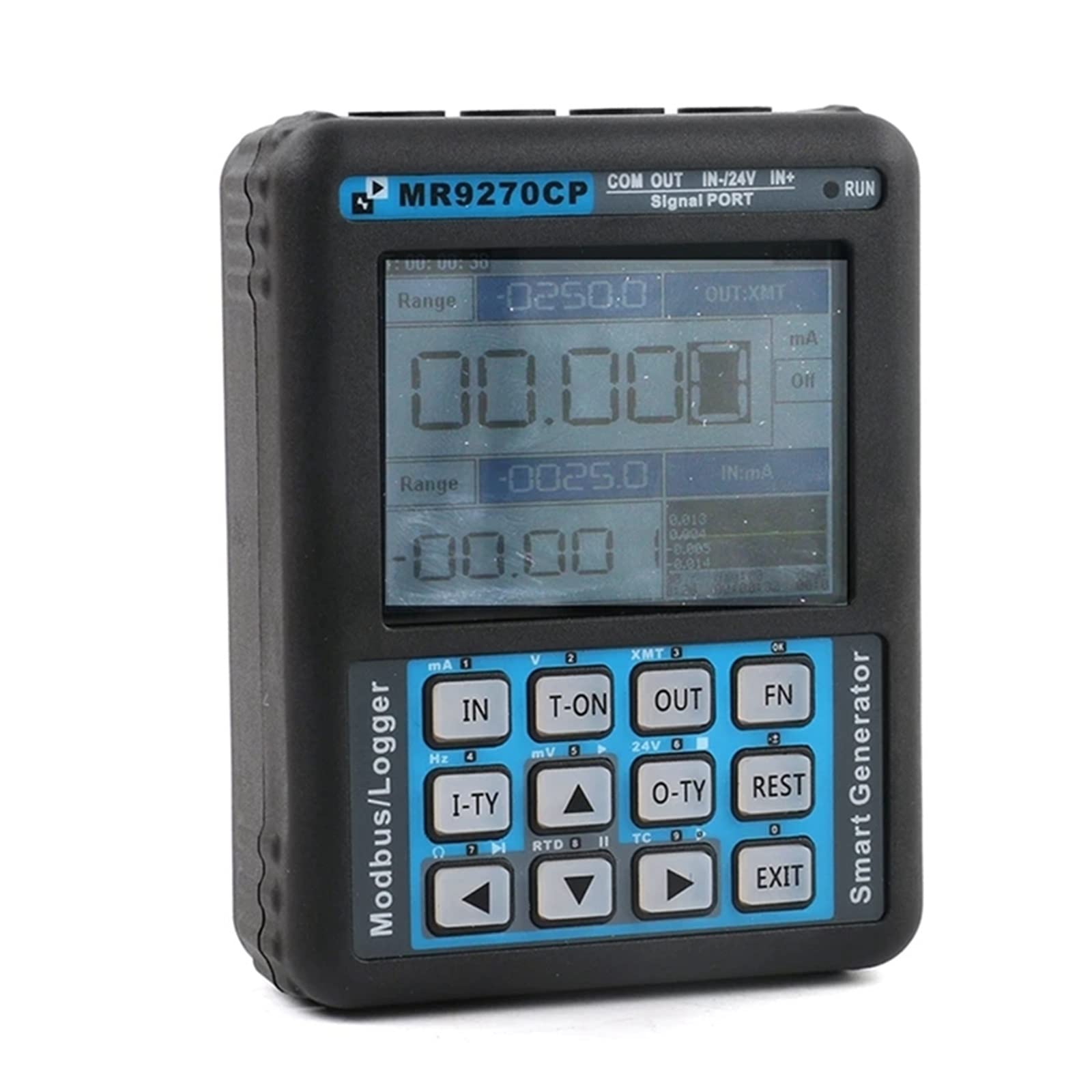 Multímetro digital inteligente recargable MR9270CP 4-20Ma Generador de señal Calibración Voltaje de corriente PT100 Resistencia térmica Termopar Depuración