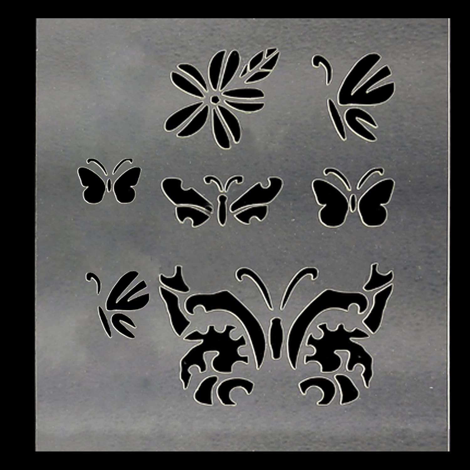 ZOENHOU 100 PCS 12 x 12 Inch 6 Mil Blank Stencil Material, Transparent Stencil Sheets, Blank Mylar Templates Sheet for DIY Photo Album, Making Your Own Stencils
