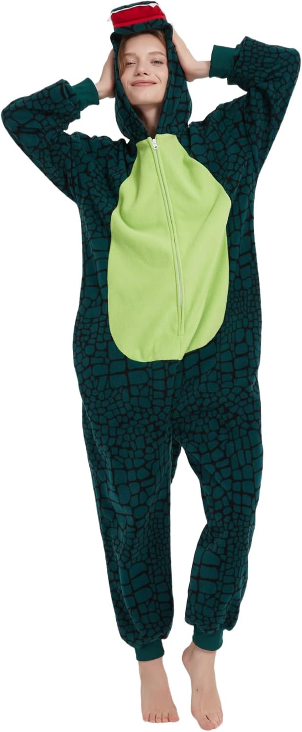 Onesie Adult Animal Costume Halloween Christmas Cosplay Sleepwear Funny One-Piece Pajamas for Women Men and Teen - Image 5