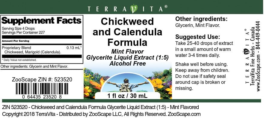 Miniatura 4 de TerraVita Skin Support Extracto Líquido de Glicerita (15) - Sabor a menta (1 oz, ZIN 523520)