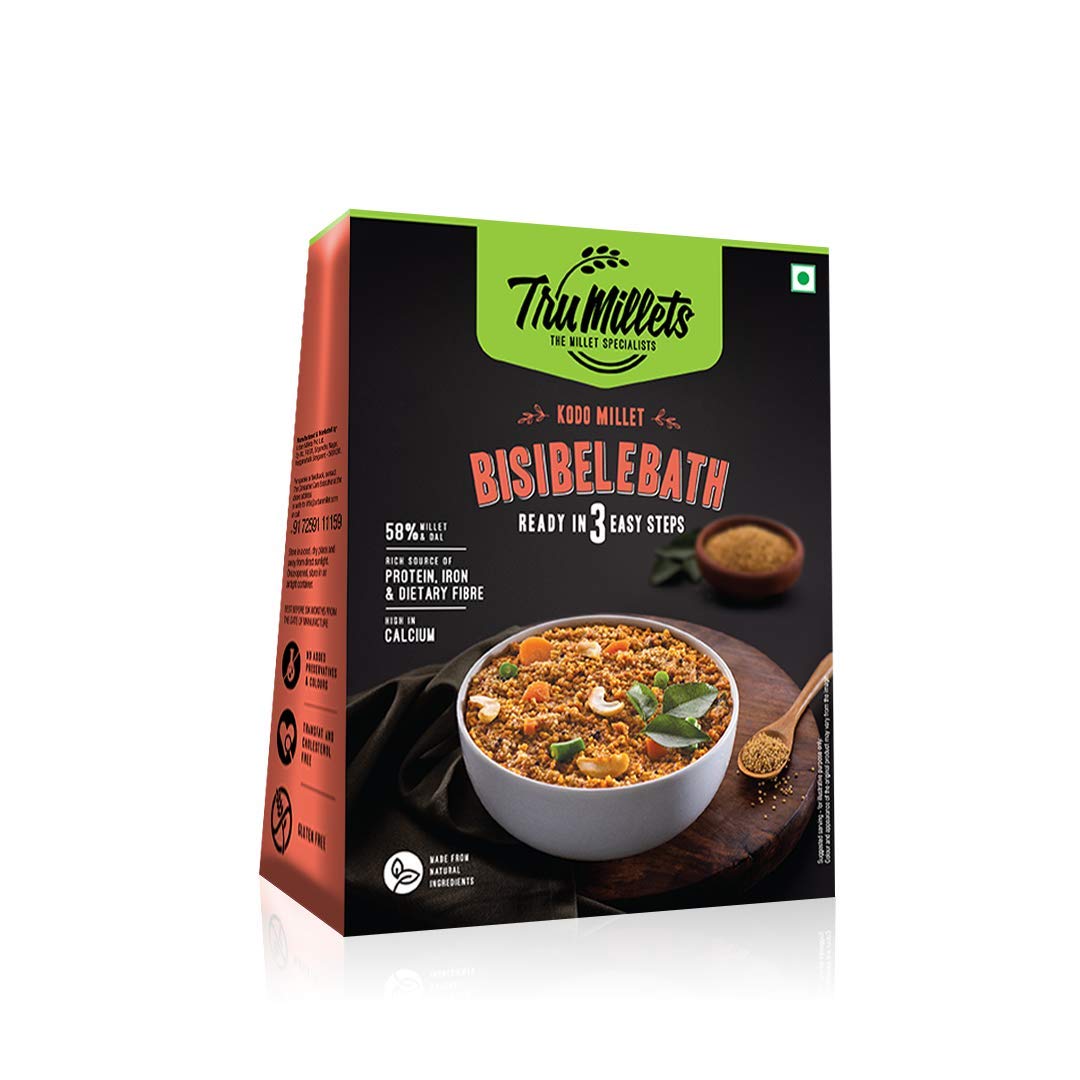 Trumillets | Healthy Millet Meals | Ready to Cook | Bisebelebath - 200g Each (Pack of 1) (B082X1PYYN) Amazon Price History, Amazon Price Tracker