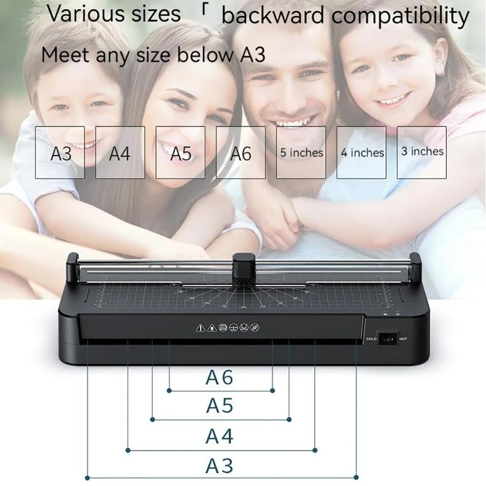 Macchina plastificatrice multifunzione A3, laminatrice A3, macchina plastificatrice per ufficio, macchina fotografica per la casa