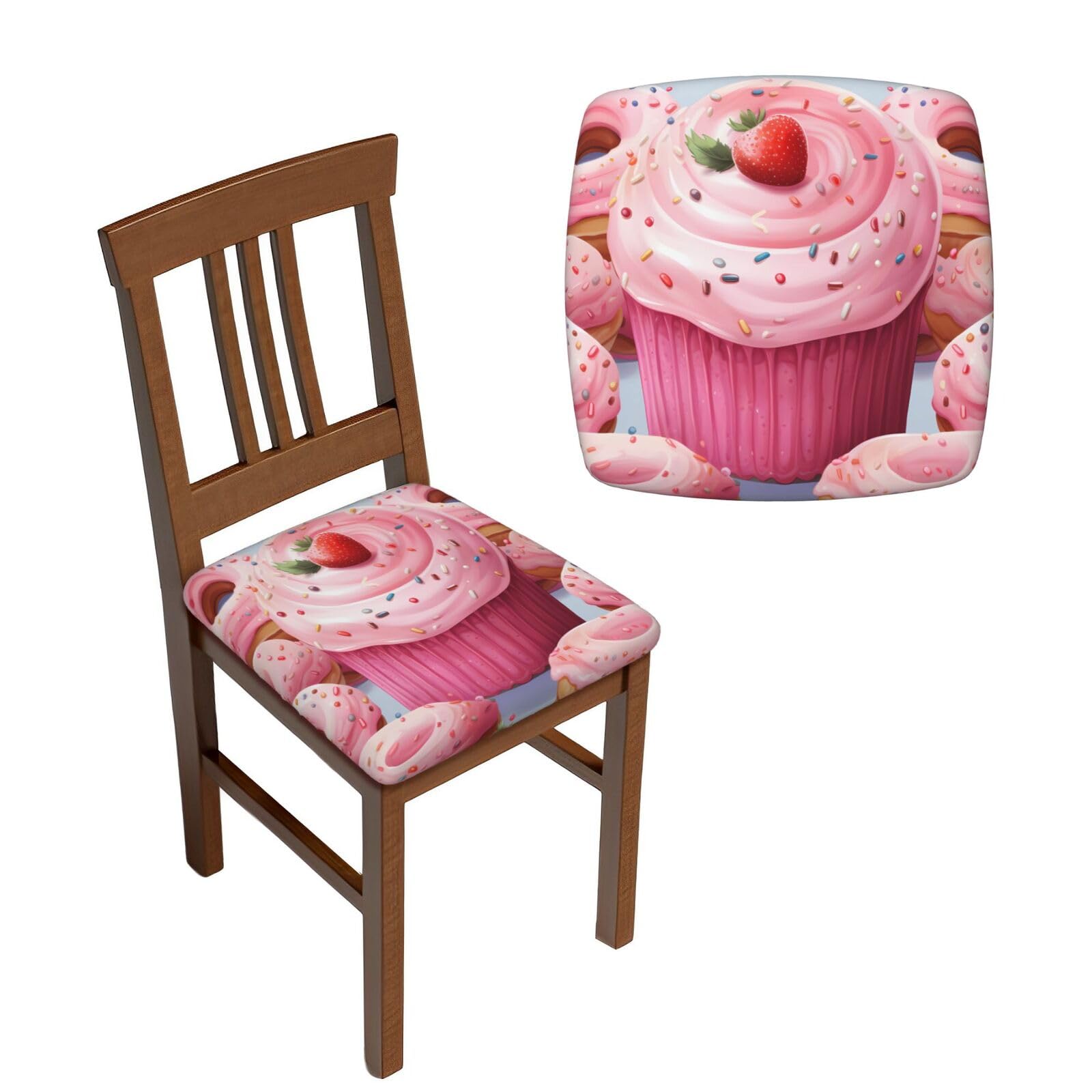Housses de chaise de salle à manger lavables et amovibles x6