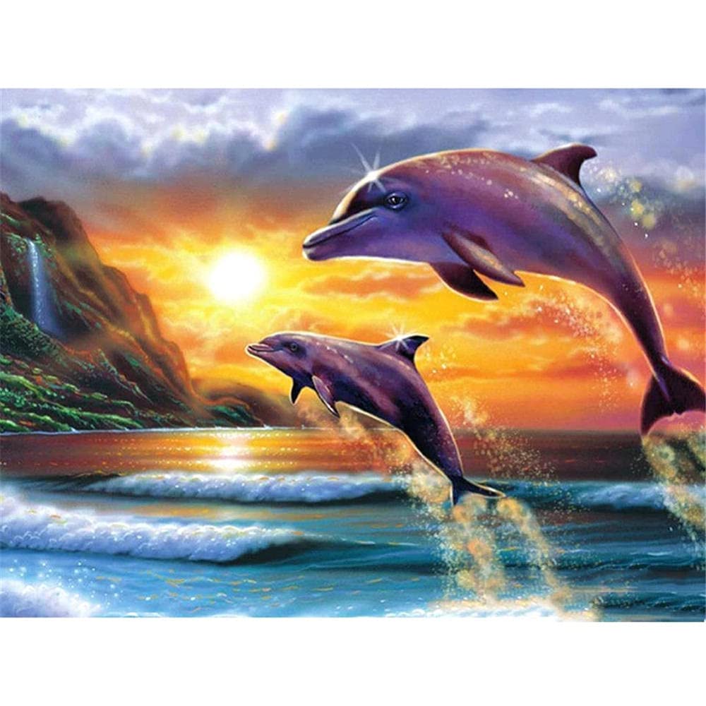 DIY 5D Broderie diamant Painting kits Complet Dauphin 50x70cm DIY Plein Forage Diamant Peinture Strass Broderie Point De Croix toile Arts Artisanat pour La Maison Décoration Murale DIY 5D Broderie diamant Painting kits Complet Dauphin 50x70cm DIY Plein Forage Diamant Peinture Strass Broderie Point De Croix toile Arts Artisanat pour La Maison Décoration Murale