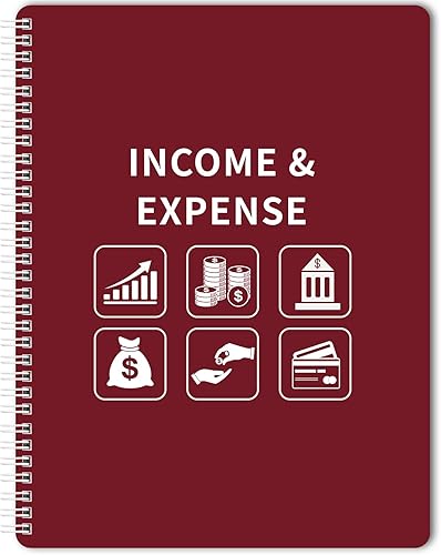 Libro de registro de ingresos y gastos Libro de registro de contabilidadrastreadorlibro de contabilidad y contabilidad para pequeñas empresas, 8.5