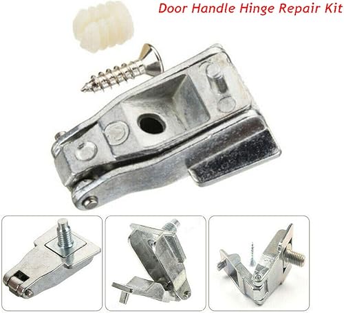 Miniatura 2 de Kit de reparación de manija de bisagra exterior cromada OS o NS original OE51964555 apto para Fiat 500  Abarth 500  Alfa Romeo 147  Alfa Romeo GT