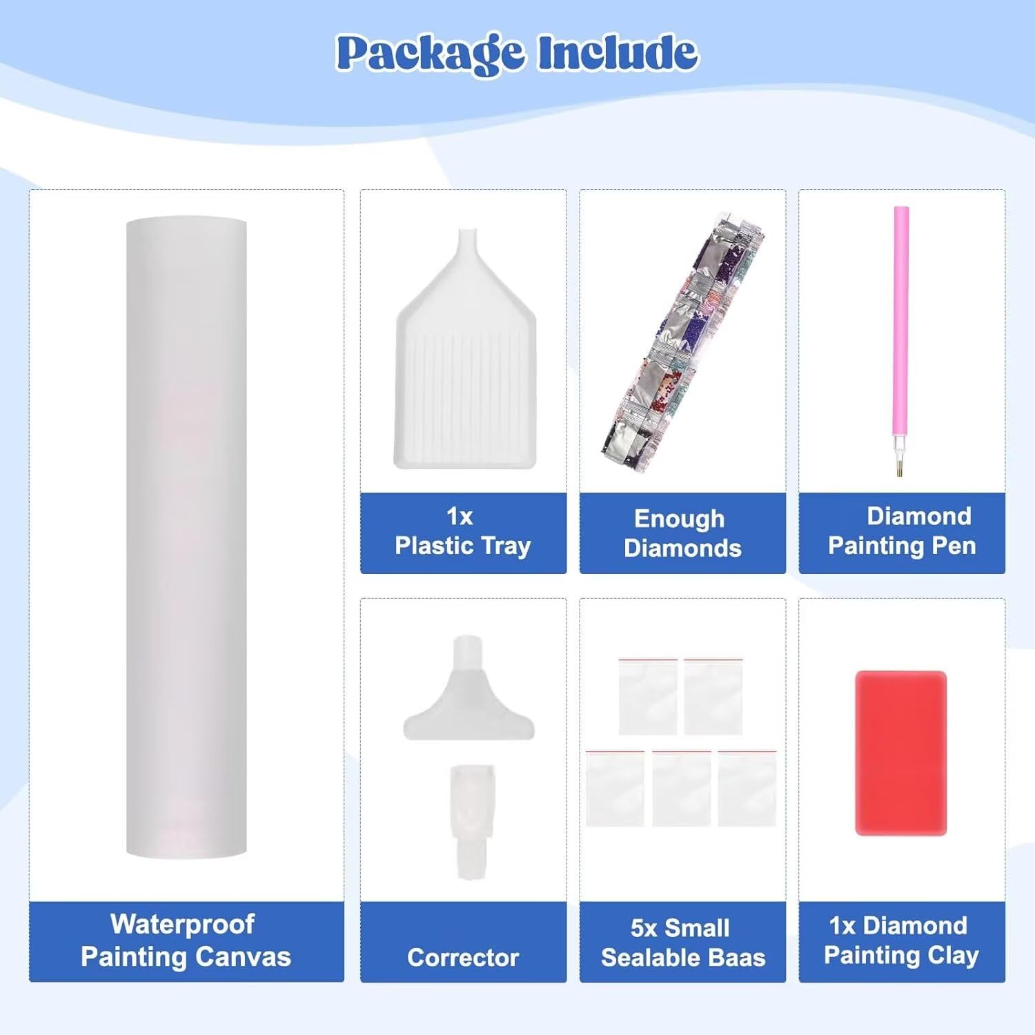 Zestawy do malowania diamentami dla początkujących dorosłych, 5D DIY przybory kuchenne, zestawy artystyczne, okrągłe pełne wiercenie klejnotów, rękodzieło, malowanie według numerów, na Boże Narodzenie