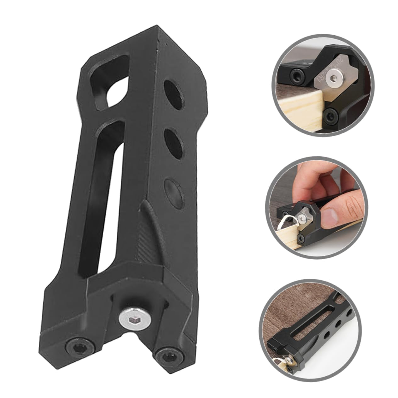 NUOBESTY 3 Pezzi Pialla Manuale per Rifilatura Bordi Strumento Smussante per Lavorazione Del e Portatile per Progetti da Te e Rifinitura Bordi Curvi