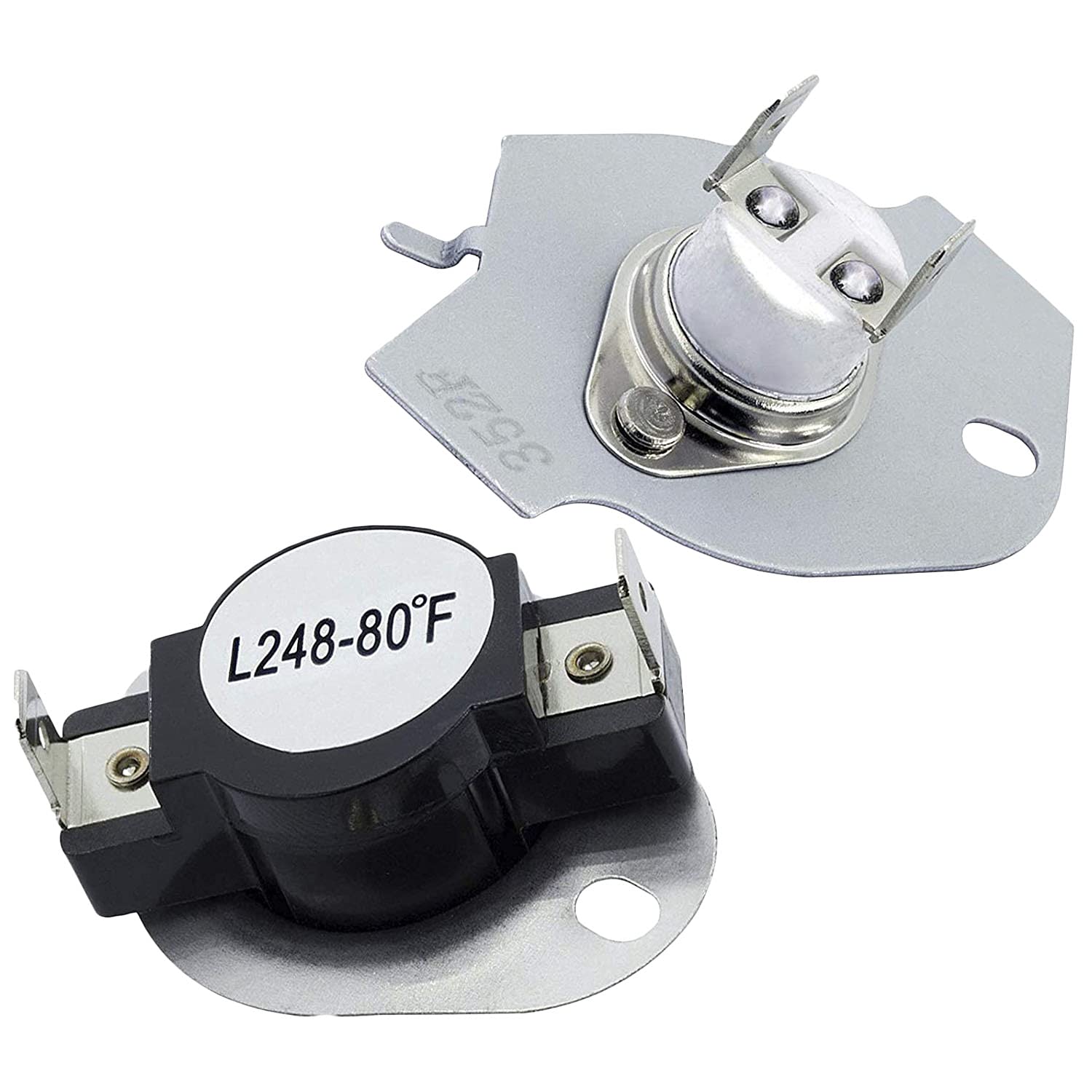 PartsBroz 279769 Thermal CutOff Kit Compatible with Whirlpool Dryers