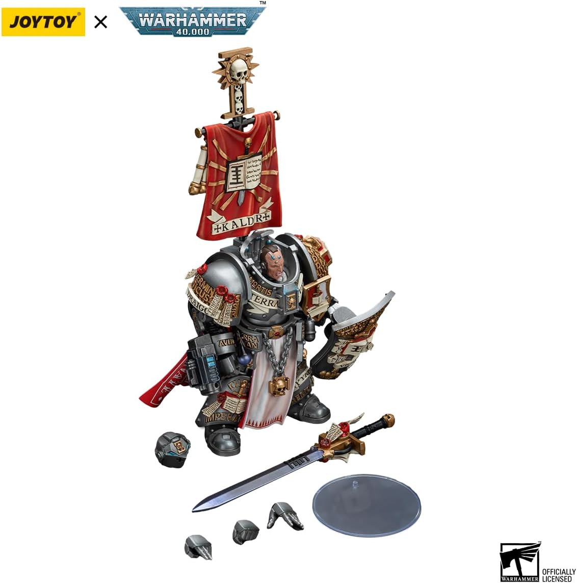 JOYTOY Warhammer 40K Grey Knights Kaldor Draigo 1/18 Action Figure 1/18 Scale JT0201