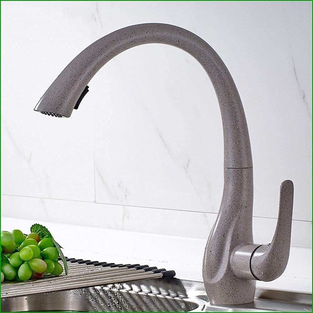 Grifo de cocina y baño monomando mezclador giratorio con acabado superficial nano