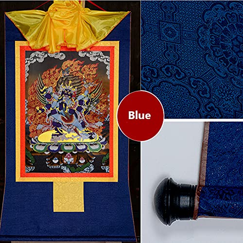 Thangka Tibétain Roue De La Vie Mandala -Tangka Tenture Bouddhiste