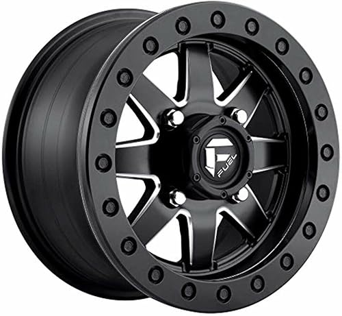 Fuel UTV D938 15X7 4X156 MT-BLK-MIL 38MM - D9381570A554