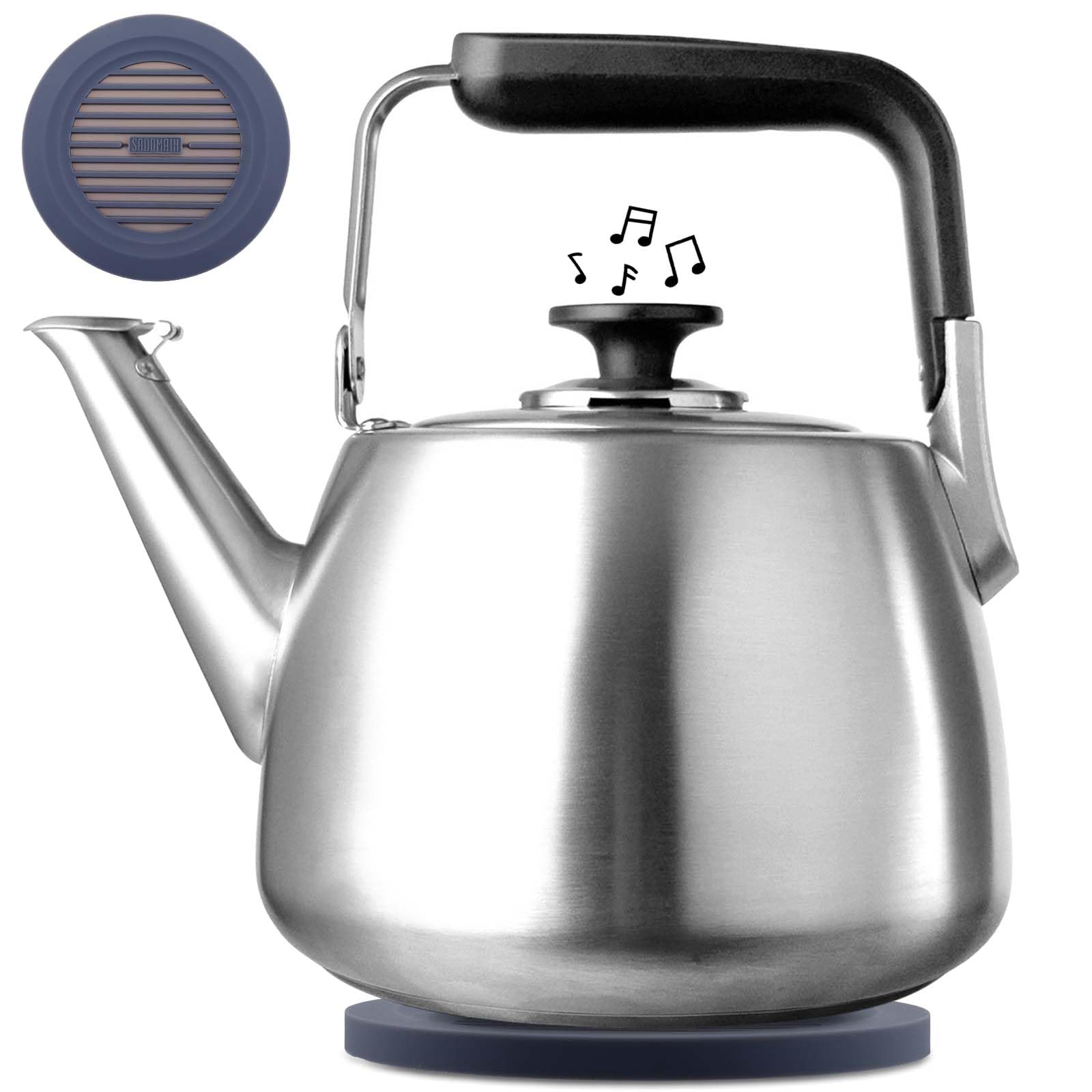 SADOMAIN Tea Kettle, Whistling Stovetop Tea